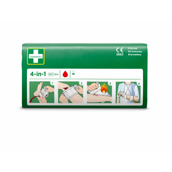 Cederroth 4-in-1 bloedstelpende verbanden