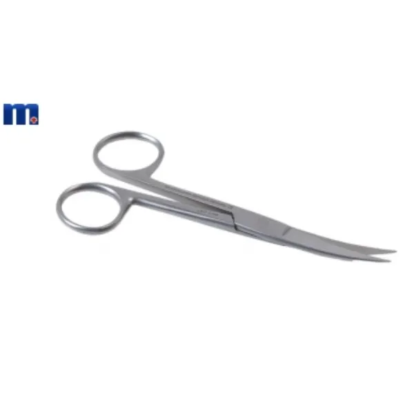 Schaar chirurgisch spits / spits 14 cm gebogen Linkshandig