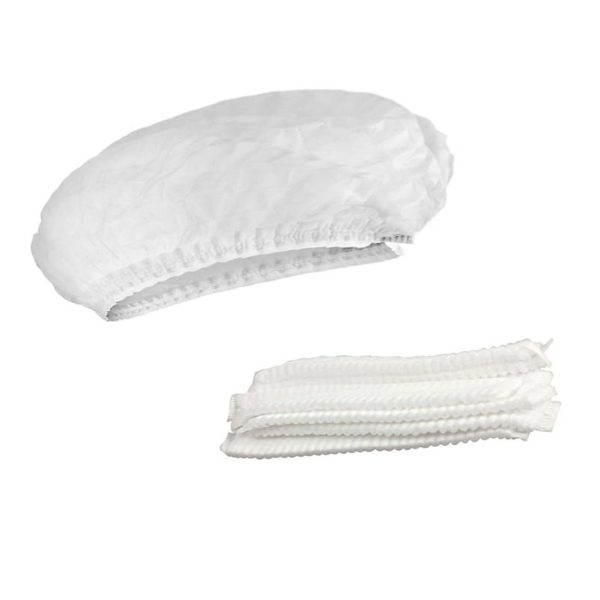 Clip Cap non woven haarnet wokkel wit