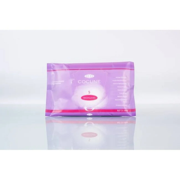 Cocune Washandjes hypoallergeen zonder parfum 5 stuks per verpakking