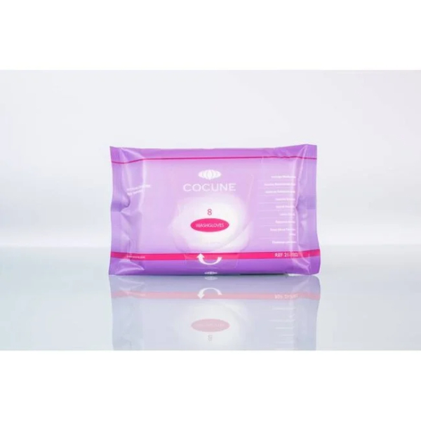 Cocune Washandjes hypoallergeen zonder parfum 8 stuks per verpakking