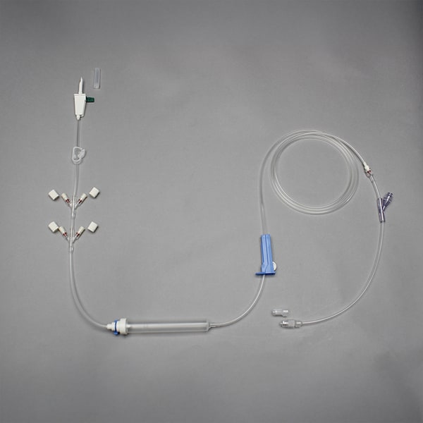 Codan - Transfusie Y systeem 1x beluchte spike 1x onbeluchte spike 245cm — afbeelding 5
