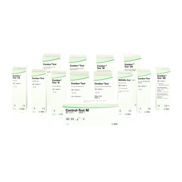 Combur 4 urine teststrips, foto 3 van 3