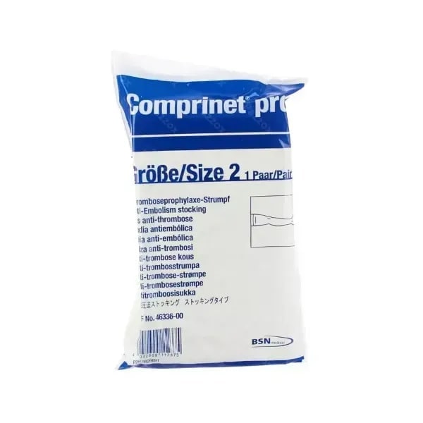 Comprinet Pro anti-emboliekous dij wit middel normaal maat 3