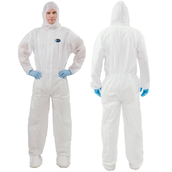 Coverall zonder capuchon met voet middel