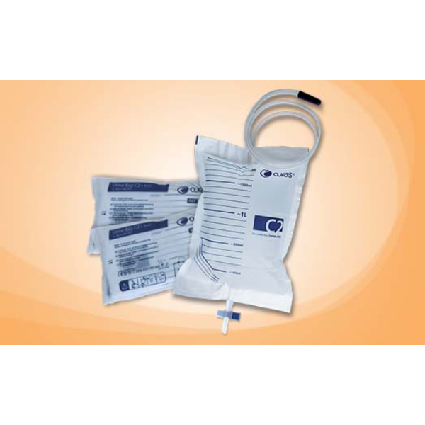 Curas C2 Urinezak PLU 2 liter 110cm kruiskraan  niet-steriel, CleanPak