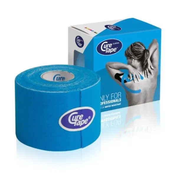 Curetape kinesiotape 5 m x 5 cm - Blauw