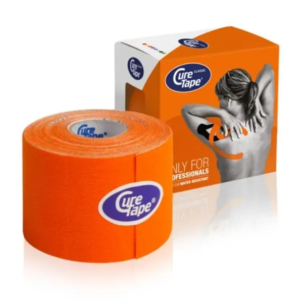 Curetape kinesiotape 5 m x 5 cm – Oranje