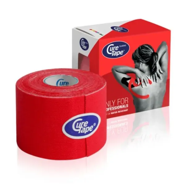 Curetape kinesiotape 5 m x 5 cm – Rood