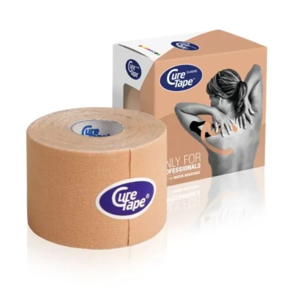 Curetape kinesiotape 5 m x 5 cm - Bruin
