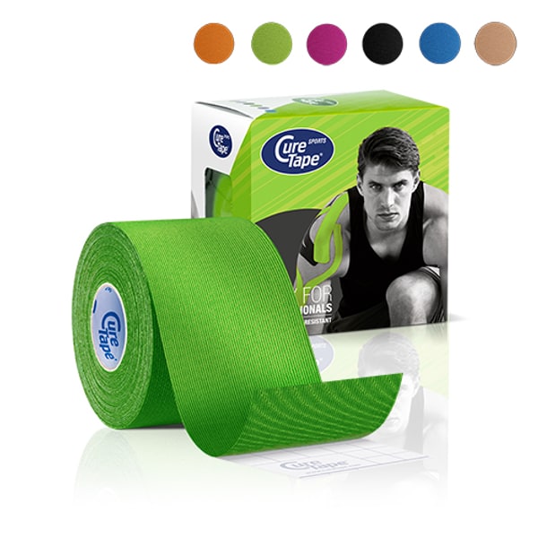Curetape kinesiotape 5 m x 5 cm - Bruin, foto 2 van 2