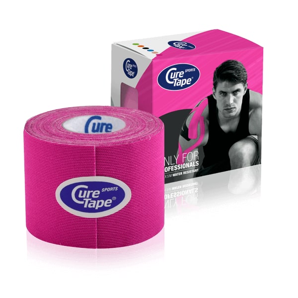 Curetape kinesiotape 5 m x 5 cm - Roze