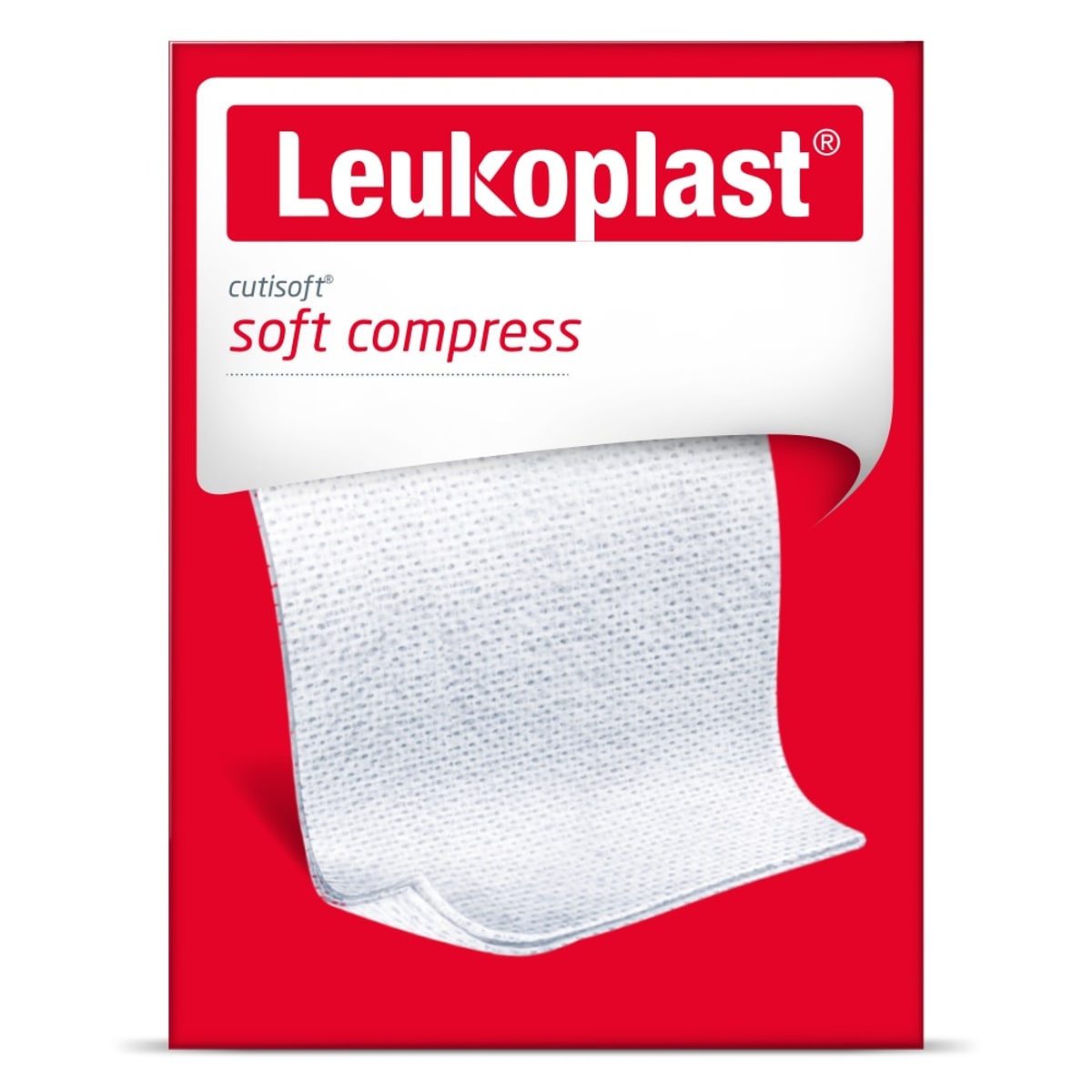 Cutisoft gaaskompres non-woven 10 x 10 cm 6 laags