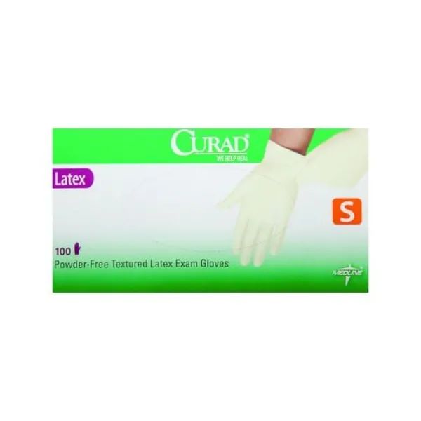 Medline Curad latex onderzoekshandschoenen - S