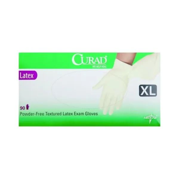 Medline Curad latex onderzoekshandschoenen - XL