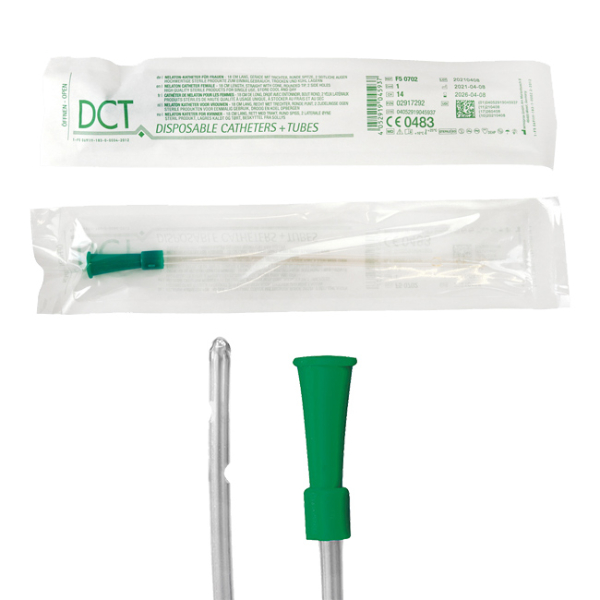 DCT Vrouwenkatheter 18 cm - CH 14