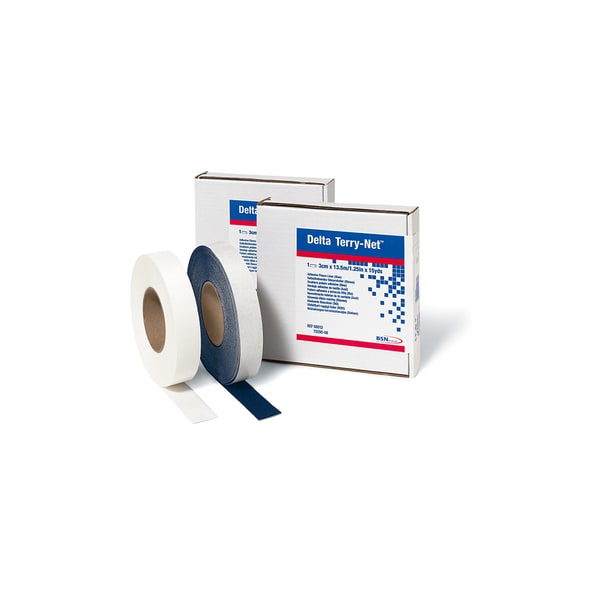 Delta Terry-Net Fleece klevende randpolstering zwart 8 cm x 13,5 m — afbeelding 2