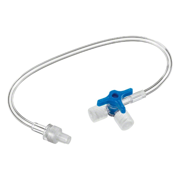 Discofix 3-wegkraan Blue LL Tube 10cm - 4098218