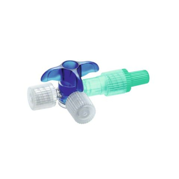 Discofix C-3 Blue driewegkraan, 10cm tube - 16500C
