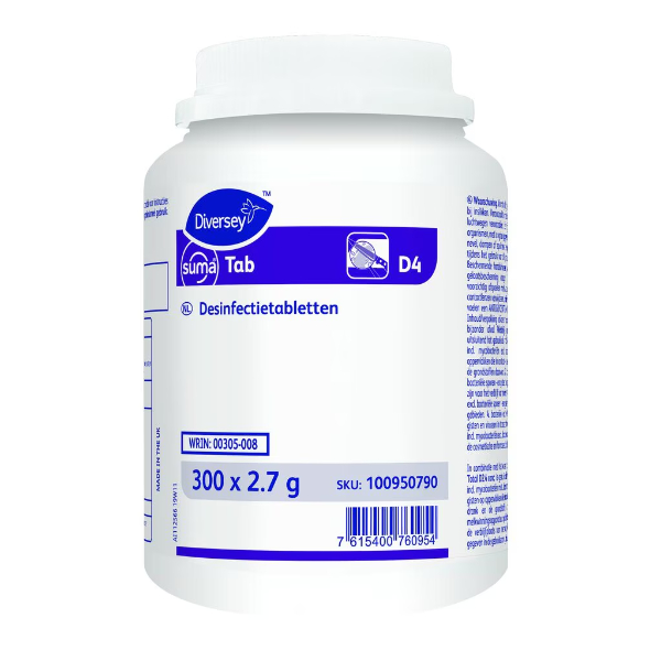 Diversey Suma desinfectietabletten Tab D4