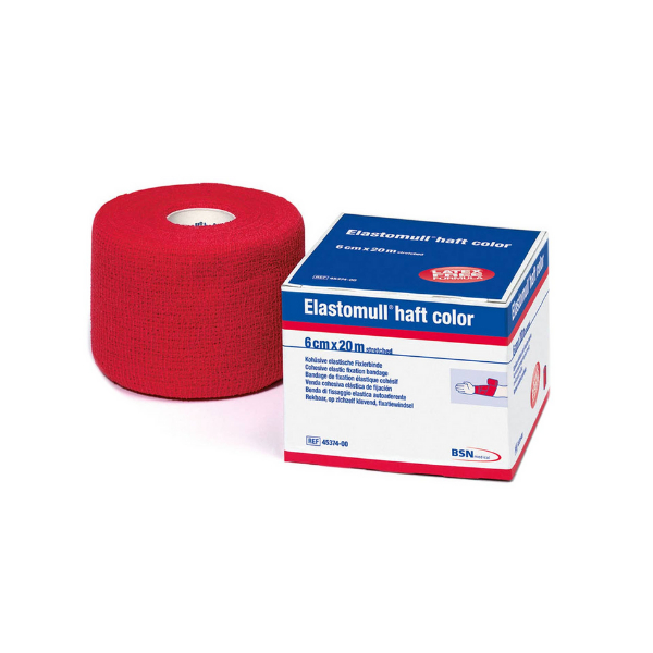 BSN Elastomull Haft Rood - 6 cm x 20 meter