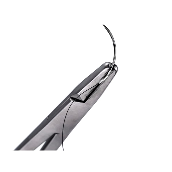 Ethilon hechtdraad 6-0 FS-3 naald 45 cm