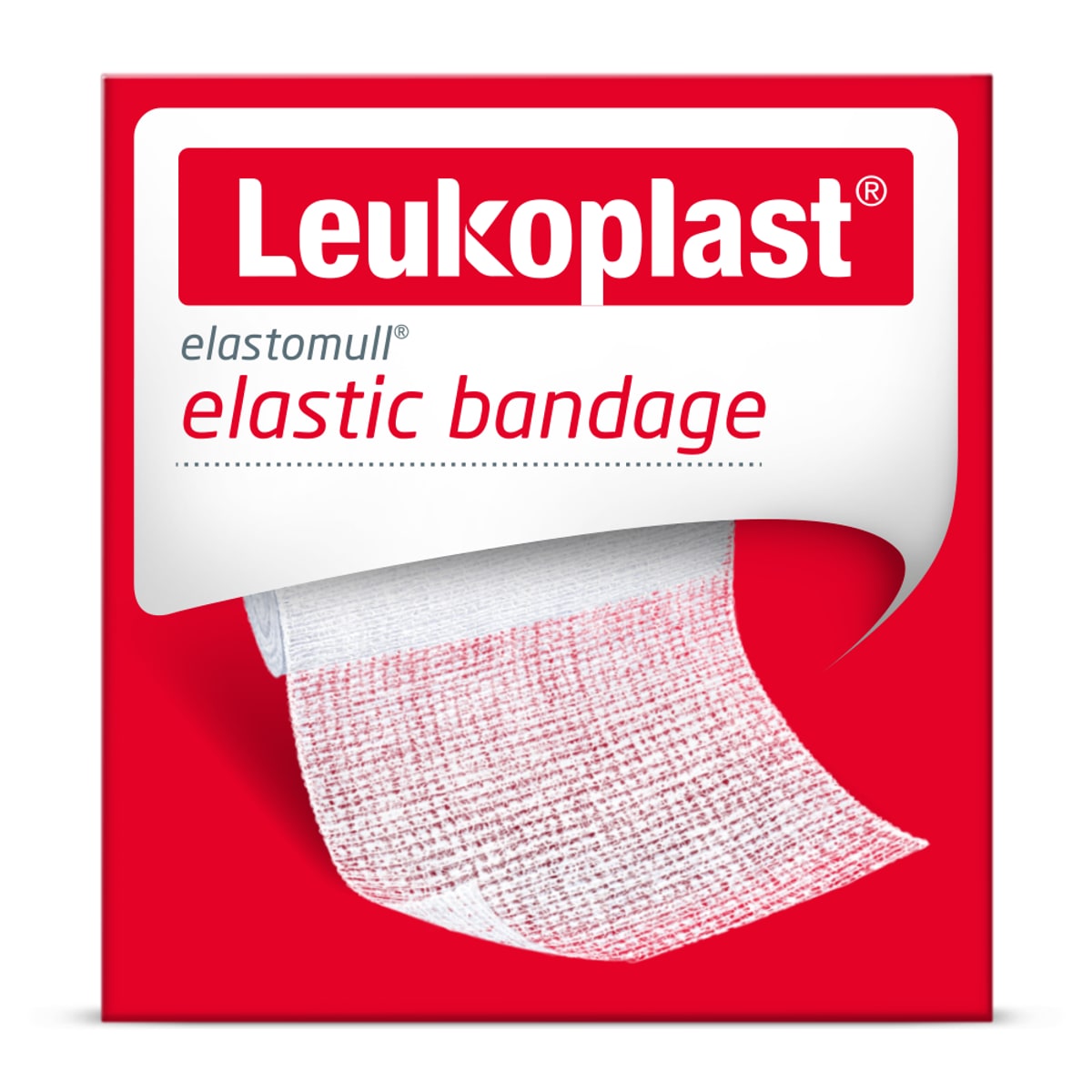 Fixatiewindsel elastisch Elastomull 4 m x 8 cm met cellofaan