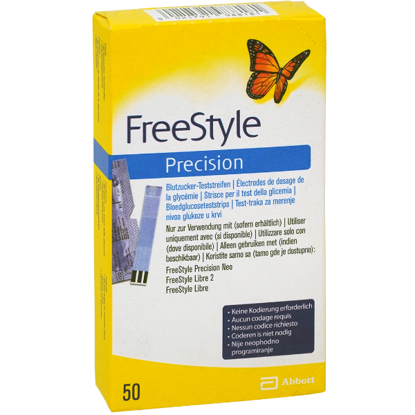 Freestyle Precision glucosestrips