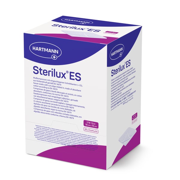 Gaaskompres Sterilux ES 10 x 10 cm per 10 stuks, foto 5 van 5