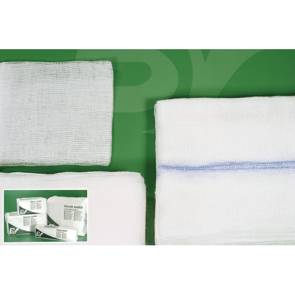 Gaaskompressen extra non-woven 10 x 10 cm 8 laags