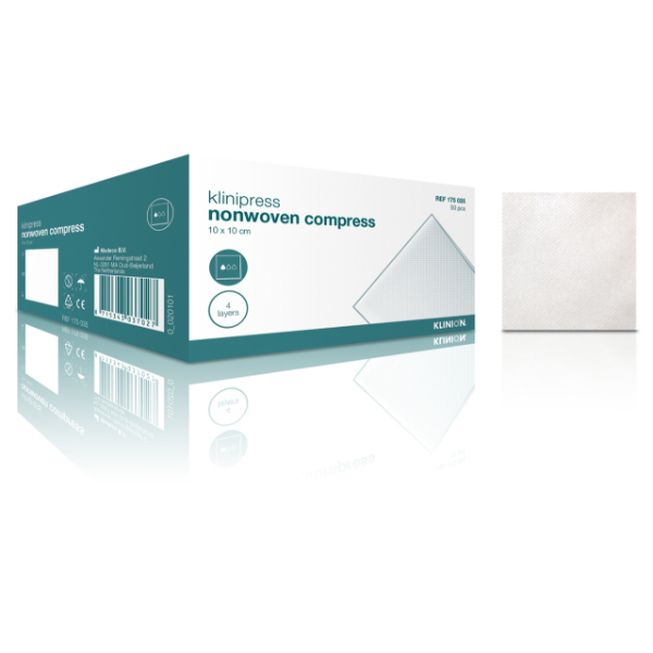 Gaaskompressen extra non woven 5 x 5 cm 8 laags