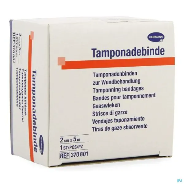 Gaasstroken Tamponadezwachtels 5 m x 2 cm