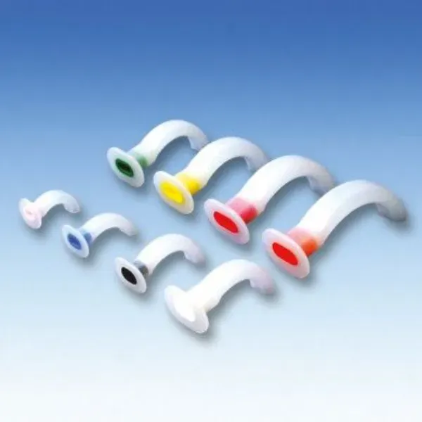 Guedel tube 50 mm blauw