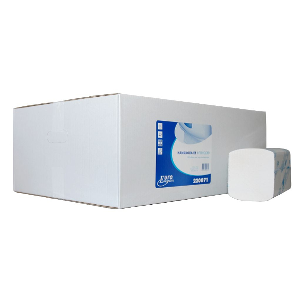 Handdoekpapier interfold cellulose 2 laags 42 x 22 cm