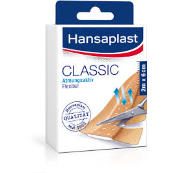 Hansaplast classic 2 m x 6 cm