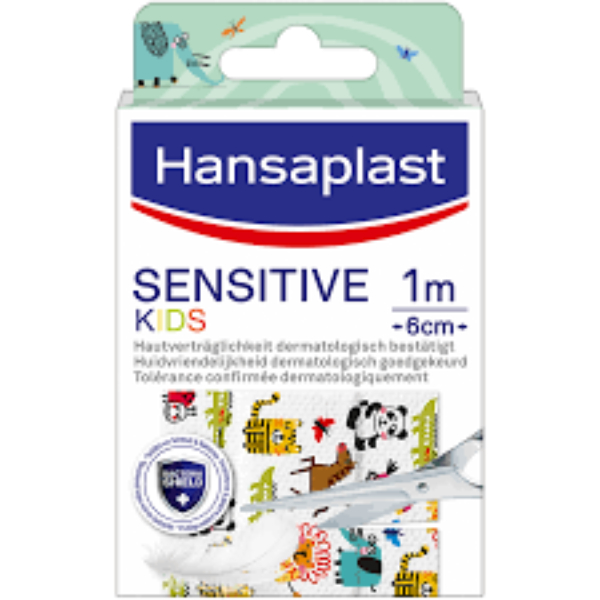 Hansaplast sensitive kids 1 m x 6 cm