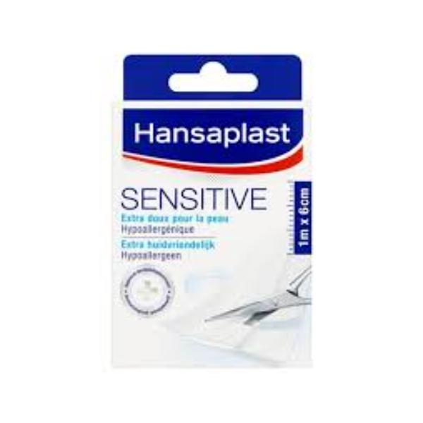 Hansaplast sensitive wondpleister 100 x 6 cm