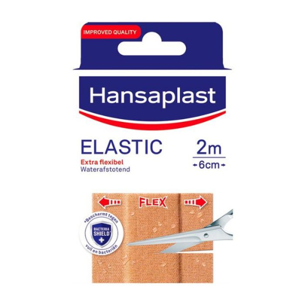 Wondpleister elastic Hansaplast 2 m x 6 cm