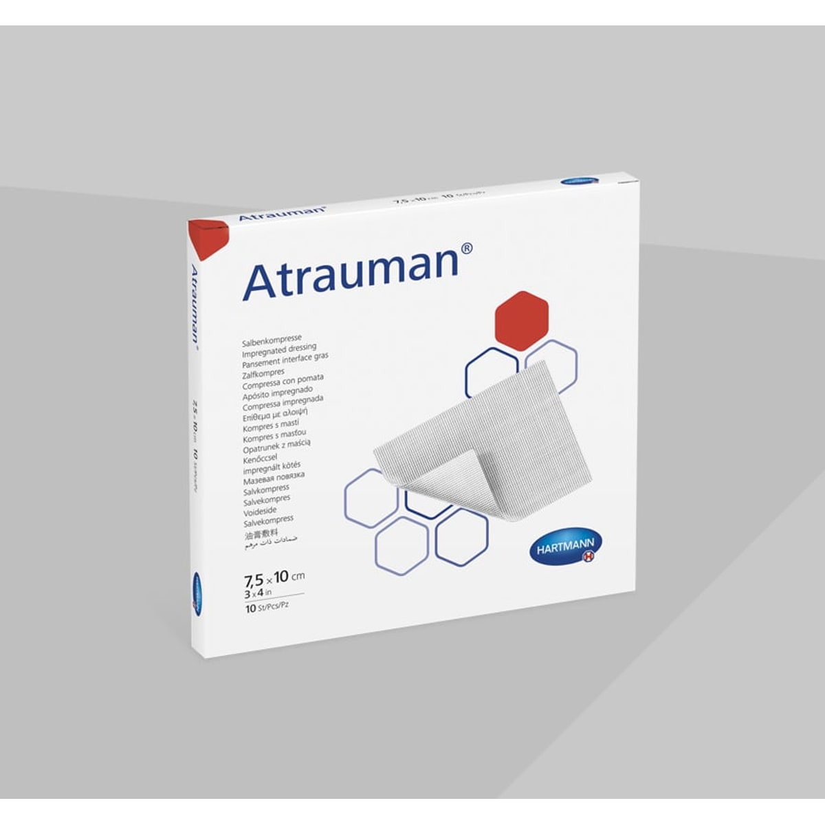Hartmann Atrauman zalfgaas - 7,5 x 10 cm, 10 stuks, foto 5 van 5