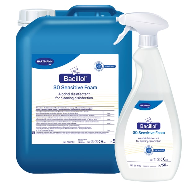 Hartmann Bacillol 30 Foam Spray Sensitive 750 ml, foto 3 van 3