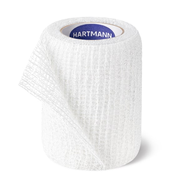 Hartmann Peha-Haft fixatiezwachtel zelfhechtend - 4 cm x 4 meter, foto 2 van 3