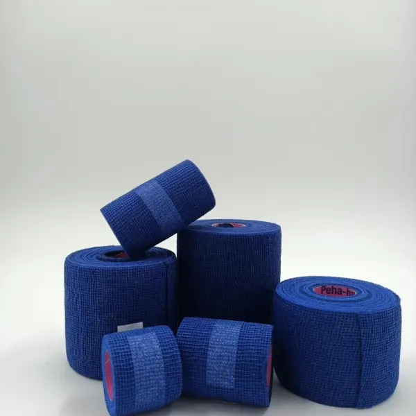 Fixatiezwachtel zelfhechtend Peha-Haft  blauw 4 mtr x 8 cm