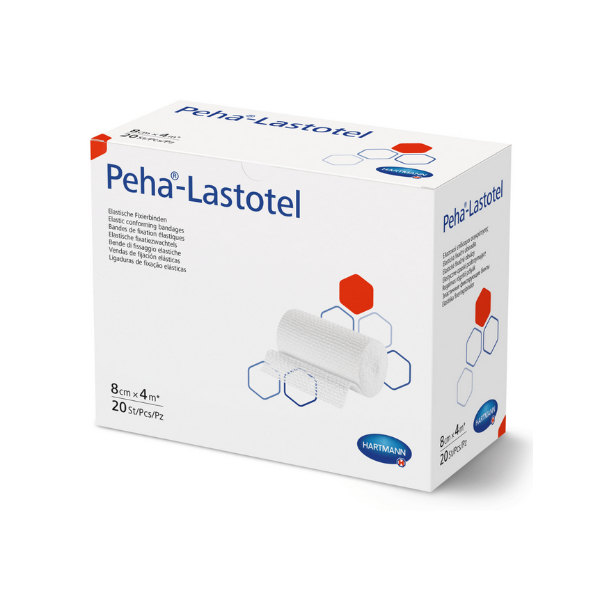 Hartmann Peha-Lastotel fixatiezwachtel rekbaar - 4 cm x 4 meter, 1 stuk