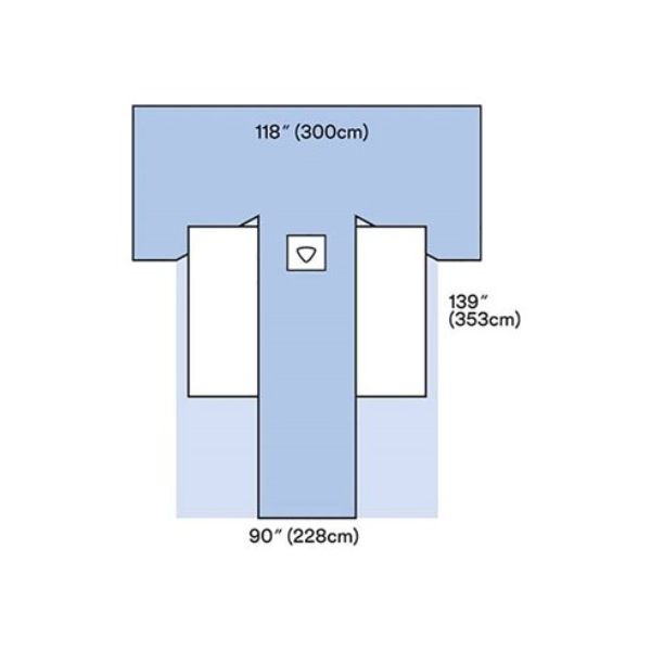 Heuplaken 300 cm x 353 cm steri-drape