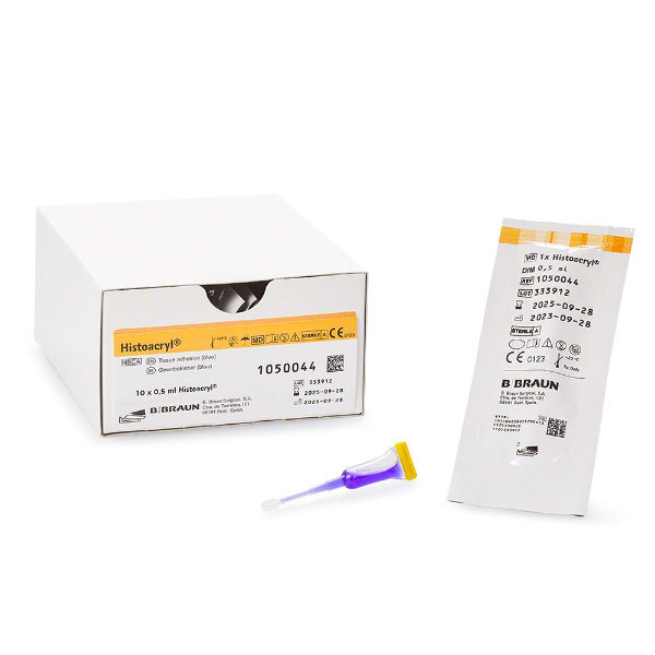 Histoacryl weefsellijm transparant  0,5 ml