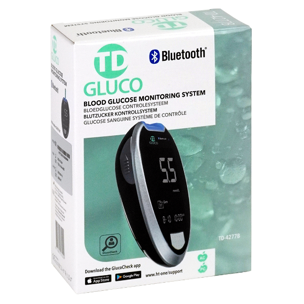 HT One TD-Gluco Bluetooth startpakket + 10 TD-Gluco teststrips