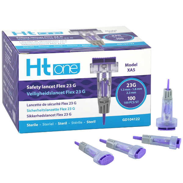 HT One veiligheidslancet Flex 23G