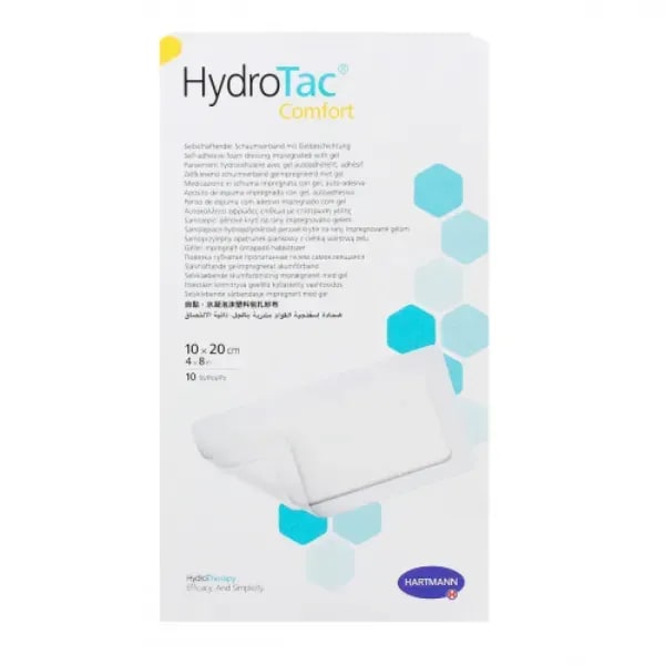 Hydrofiel schuimverband HydroTac Comfort 10 x 20 cm
