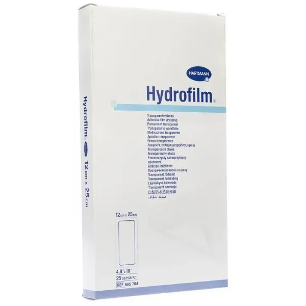 Transparante wondfolie Hydrofilm 12 x 25 cm