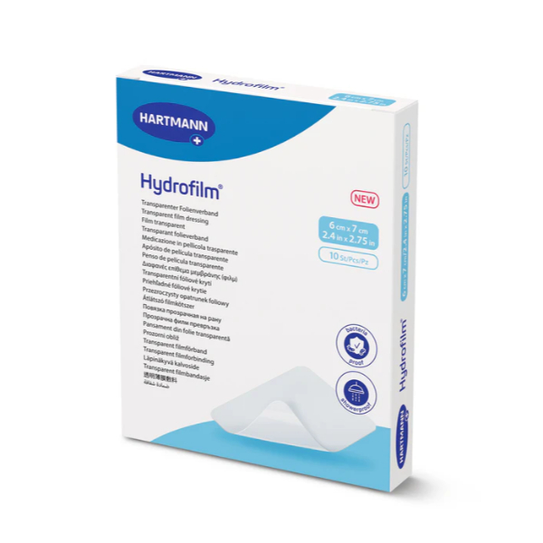 Transparante wondfolie Hydrofilm 6 x 7 cm